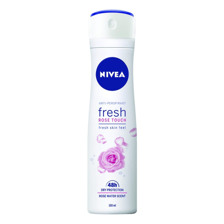 Sub 99 Lei - Antiperspirant Deodorant, Nivea, 150 ml Fresh Rose