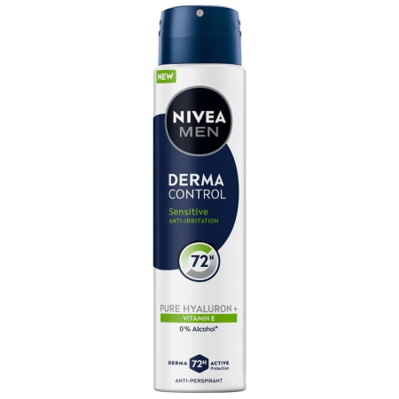 Parfumuri și deodorante - Antiperspirant Deodorant, Nivea, 200 ml Men Derma Control Sensitive