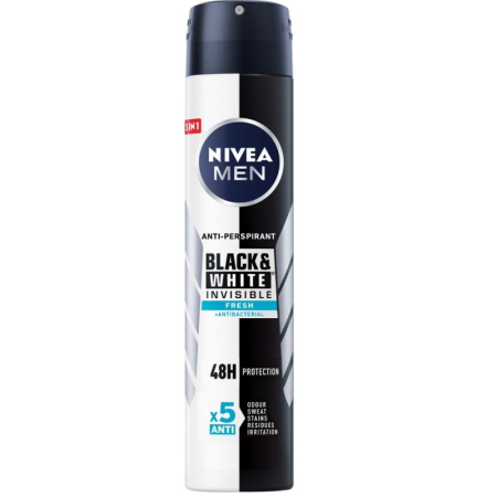 Parfumuri și deodorante - Antiperspirant Deodorant, Nivea, 200 ml Men Invisible Bw Fresh
