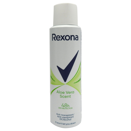 Îngrijire personală și cosmetice - Antiperspirant Deodorant, Rexona, 150 ml Aloe Vera