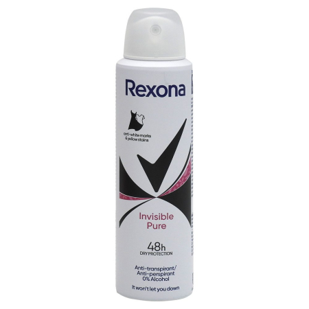 Îngrijire personală și cosmetice - Antiperspirant Deodorant, Rexona, 150 ml Clear Pure Inv Bw