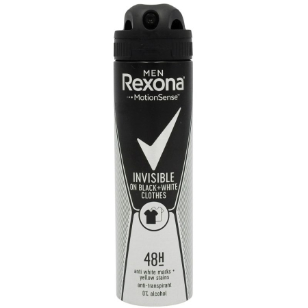Îngrijire personală și cosmetice - Antiperspirant Deodorant, Rexona, 150 ml Men Invisible Bw
