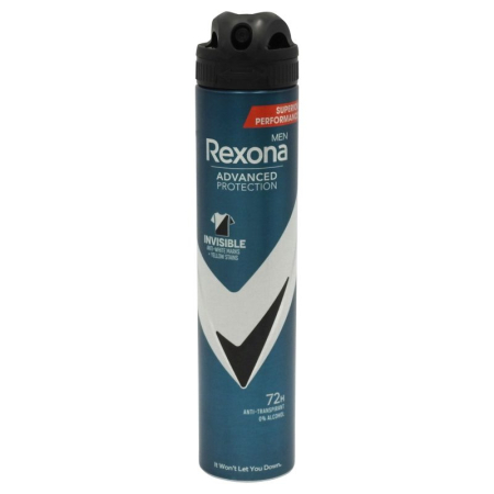 Parfumuri și deodorante - Antiperspirant Deodorant, Rexona, 200 ml Men Advanced Protection Invisible 72H