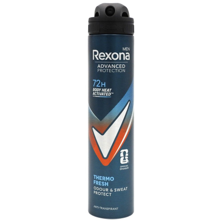 Parfumuri și deodorante - Antiperspirant Deodorant, Rexona, 200 ml Men Advanced Protection Thermo Fresh