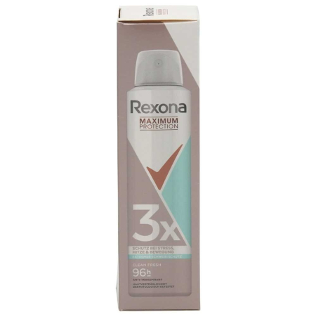 Îngrijire personală și cosmetice - Antiperspirant Deodorant, Rexona, Maximum Protection 150 ml Clean Fresh
