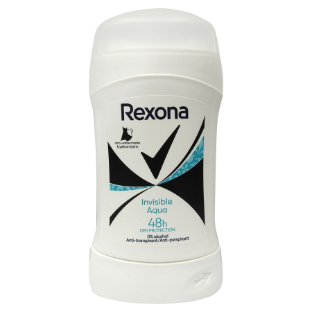 Parfumuri și deodorante - Antiperspirant Stick, Rexona, 50 ml Invisible Aqua