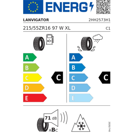 Anvelopa All Season LANVIGATOR Catchfors A/S II 215/55R16 97W XL, Aderenta Sporita pe Zapada si Umed, Confort si Durabilitate [4]