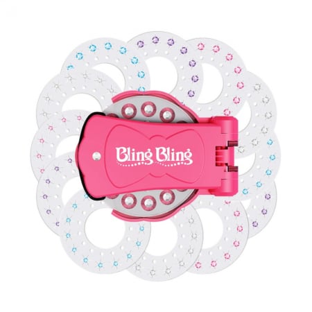 Jucarii, Copii & Bebe - Aparat aplicare strasuri Flippy, Plastic, 11.5x9.5x8 cm, Multicolor