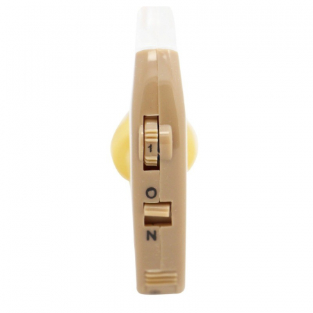 Aparat Auditiv, Flippy, X-168, Aparat pentru Auz Perfect, fixare usoara, Amplificator de sunet in ear, Baterie inclusa pentru Canalul Auditiv, Bej [2]