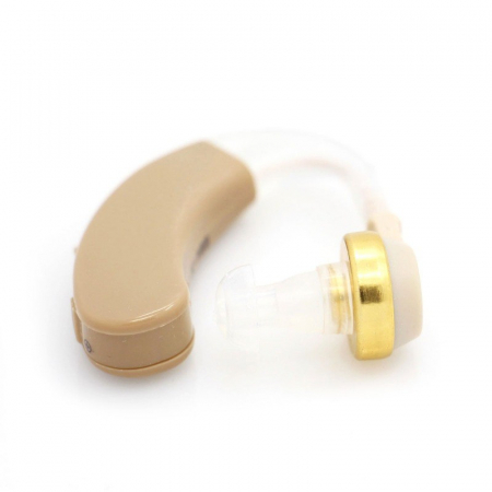 Aparat Auditiv, Flippy, X-168, Aparat pentru Auz Perfect, fixare usoara, Amplificator de sunet in ear, Baterie inclusa pentru Canalul Auditiv, Bej [3]