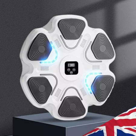 Aparat Box Cu Muzica, Montabil pe Perete, Flippy, Alb, Difuzor, Bluetooth, Iluminare LED, 38 x 27 x 32 cm, Manusi Incluse [5]