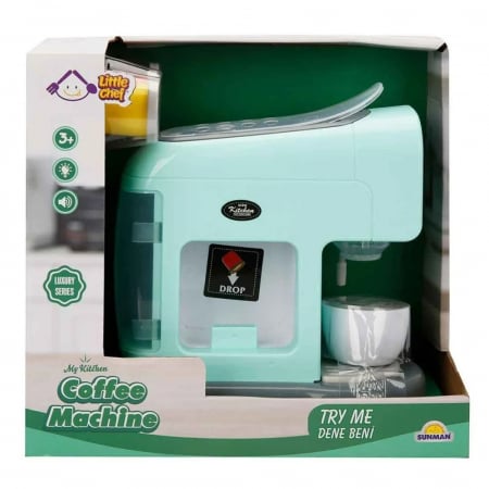 Jucarie: Aparat de cafea cu capsule, Little Chef, cu sunete si lumini, 26 x 14 x 26 cm [3]