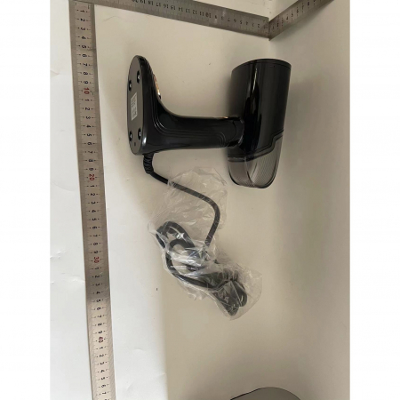 Aparat de Calcat Vertical Portabil cu Abur, Flippy, Putere 1500W, Rezervor Detasabil de 138ml, Priza, Functie Anti Calcar si Auto Curatare, Pliabil, cu Perie, 20x10.5x8 cm, Negru [1]