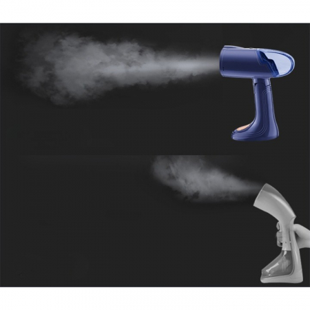 Aparat de Calcat Vertical Portabil cu Abur, Flippy, Putere 1500W, Rezervor Detasabil de 138ml, Priza, Functie Anti Calcar si Auto Curatare, Pliabil, cu Perie, 20x10.5x8 cm, Albastru [9]