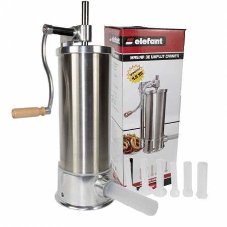 Aparat de Facut Carnati Elefant KY2010, 5 kg, metal/inox, Vertical 6 palnii [0]