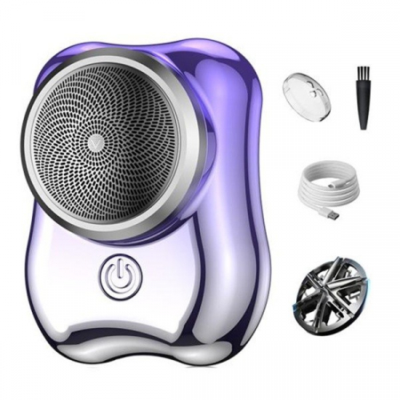 Aparat de Ras Electric, Flippy, Portabil, Incarcare USB Type-C, Autonomie &amp;gt;60 min, 6.5 x 4.5 x 4 cm, 5V, 3.7W, Mov [7]