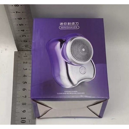 Aparat de Ras Electric, Flippy, Portabil, Incarcare USB Type-C, Autonomie &amp;gt;60 min, 6.5 x 4.5 x 4 cm, 5V, 3.7W, Mov [1]