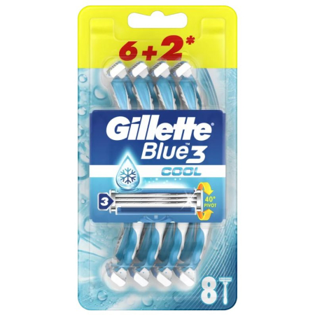 Sub 99 Lei - Aparat de Ras, Gillette, Blue3 6, 2 buc Cool