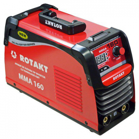 Aparat de tip invertor pentru sudura MMA, ROTAKT MMA 160 cu valiza [1]