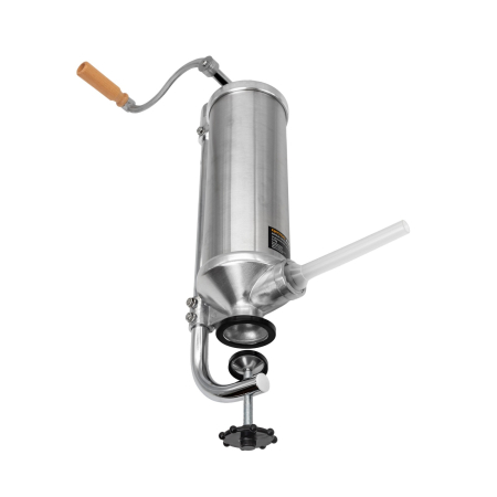 Aparat manual de facut carnati ROTOR RY-2005C, vertical, 3 kg, inox alimentar, 4 palnii, fixare pe masa cu clema [2]