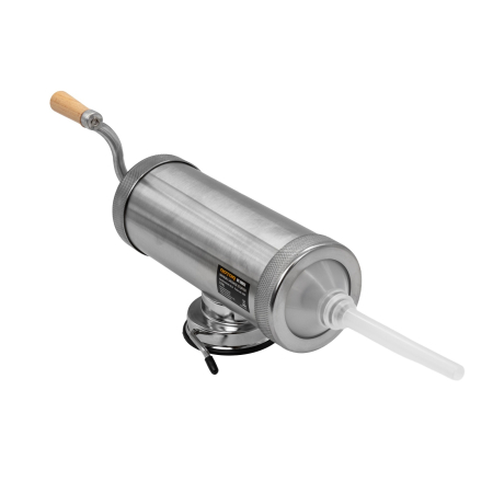 Aparat manual de facut carnati ROTOR RY-2005S, 3 kg, orizontal, inox alimentar, 3 palnii, fixare pe masa cu ventuza [1]