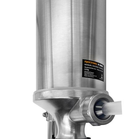 Aparat manual de facut carnati ROTOR RY-2008CB, vertical, 4 kg, inox alimentar, 4 palnii, fixare pe masa cu clema [3]