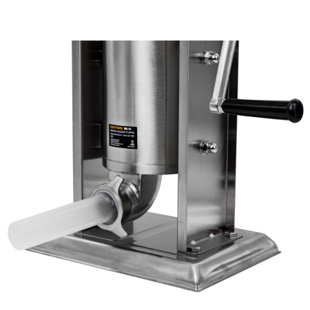 Aparat mecanic de facut carnati ROTOR RML-S3, vertical, 3 L, inox alimentar, cuva basculanta, 6 palnii, actionare prin manivela [2]