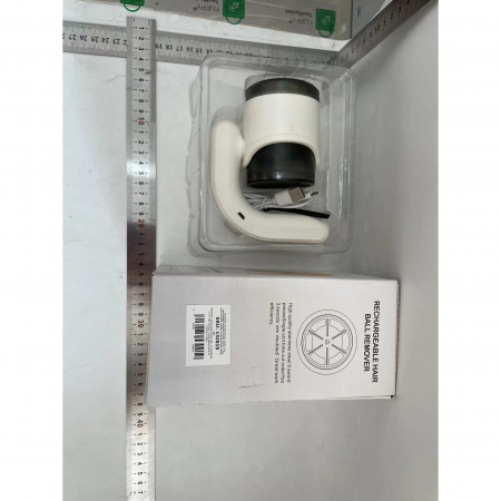 Aparat Pentru Curatat Scame, Par Si Praf, Flippy, cu LED, Pentru Diferite Tipuri De Material, Cu Lame Din Otel Inoxidabil, Compartiment de Depozitare, Maner Reglabil, 11x10.5x8.7 cm, Alb [1]