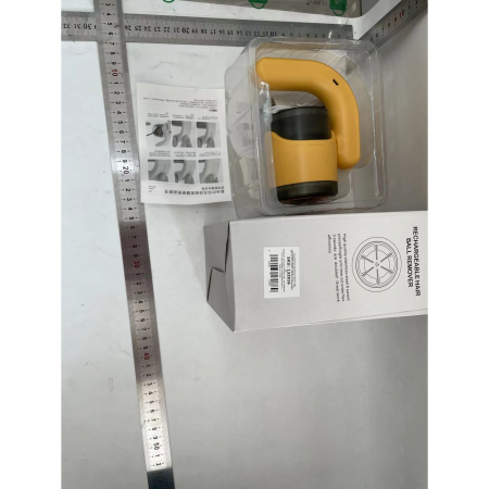 Aparat Pentru Curatat Scame, Par Si Praf, Flippy, cu LED, Pentru Diferite Tipuri De Material, Cu Lame Din Otel Inoxidabil, Compartiment de Depozitare, Maner Reglabil, 11x10.5x8.7 cm, Galben [1]