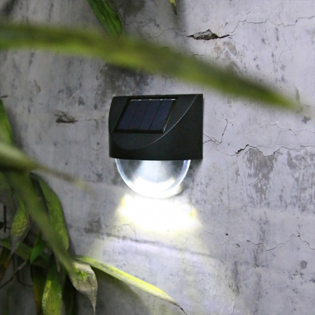 Aplica solara LED Flippy, ABS/Policarbonat, rezistent la apa IP65, 1 LED, pentru gradina, casa, balcon, terasa, 1.2V, 600mah, 8.8 x 8.5 cm, alb rece [4]