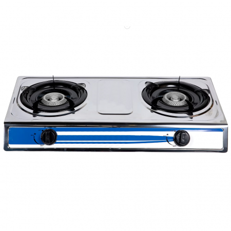 Plite & aragaze - Lichidare Aragaz din inox, 2 ochiuri, aprindere pe quartz