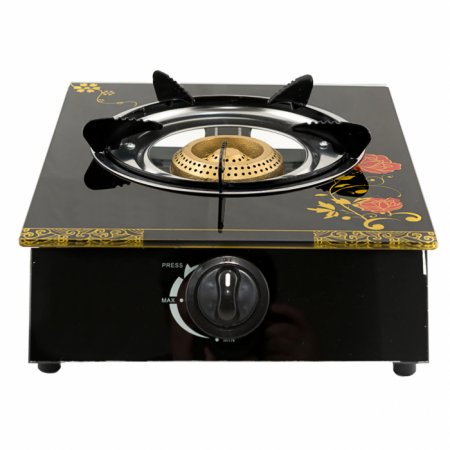 Plite & aragaze - Aragaz din sticla securizata, 1 ochi, aprindere pe quartz