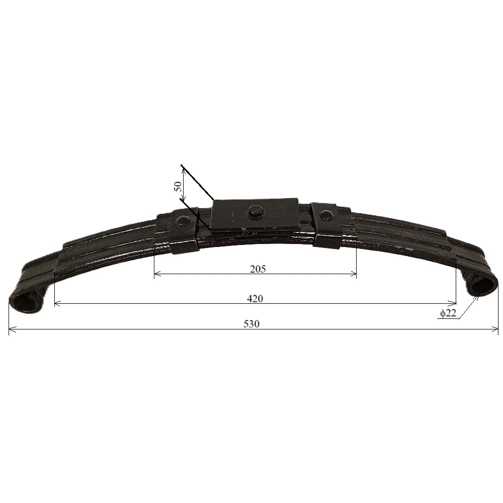 Blackfriday 2025 - ! LICHIDARE DE STOC ! Arc lamelar suspensie spate pentru triciclu electric Nautilus