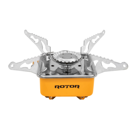 Casă și camping - Arzator portabil cu aprindere automata ROTOR RPCG-281YW, 2.8 kW, butan, consum 200 g/h