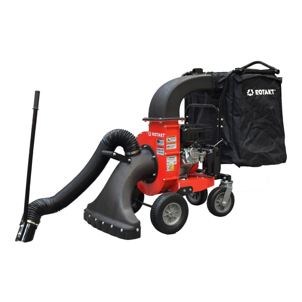 Suflante si aspiratoare exterior - Aspirator de Frunze şi Resturi Vegetale Rotakt ROAF-08 Sac Colector cu Capacitate de 175 de litri, motor Rato