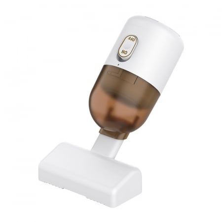 Pentru Casa si Camping - Aspirator Portabil pentru Automobil, Flippy, Aspirator mic fara Fir, pentru Casa si Masina, incarcare USB, 3 in 1, 16.3x6 cm, Alb