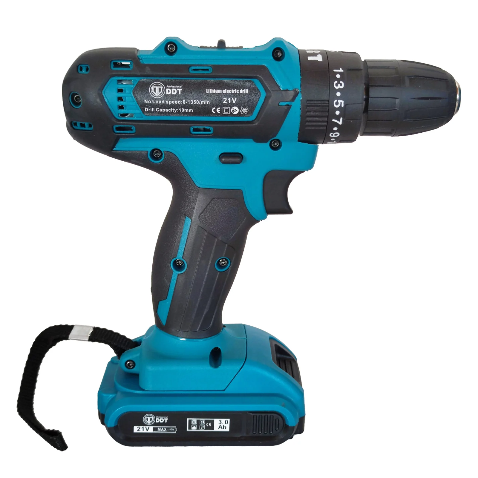 Autofiletanta cu 2 acumulatori 21 V, 3 Ah, incarcator + 24 accesorii , DDT , 1350 Rpm , mandrina 10 mm [2]