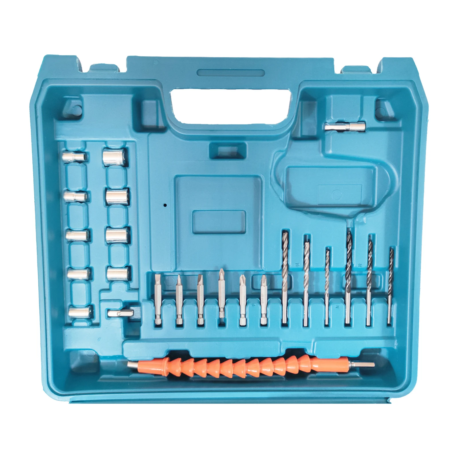 Autofiletanta cu 2 acumulatori 21 V, 3 Ah, incarcator + 24 accesorii , DDT , 1350 Rpm , mandrina 10 mm [6]