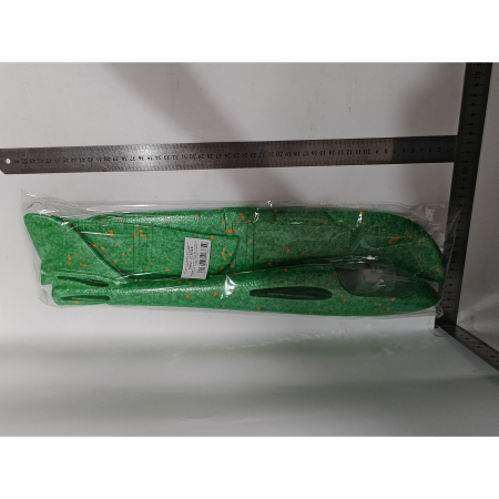 Avion planor din polistiren in punga , lungime 47 cm , Verde, cu lumini pe cap, Flippy [3]