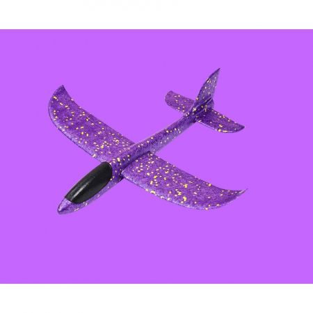 *LICHIDARE STOC* Avion Planor, Flippy, Simplu, din Poliester, 48 cm, Violet [1]