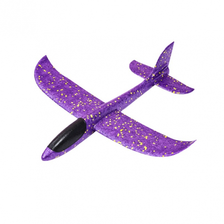 Jucarii, Copii & Bebe - Avion Planor, Flippy, Simplu, din Poliester, 48 cm, Violet