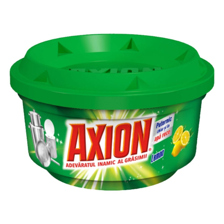Detergenți și soluții de curățenie - Axion Detergent Vase Pasta 225 g Lamaie