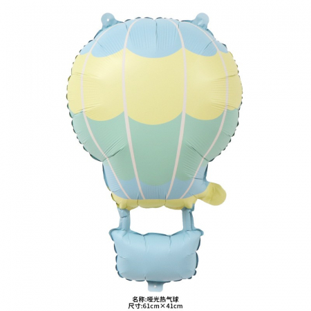 Articole petrecere - Balon din Folie Metalizata, Flippy, Figurina Animata, Model Balon cu Aer Cald, 61x41 cm, Ambalaj Individual, Pai Inclus, Umflare cu Aer sau Heliu, Multicolor