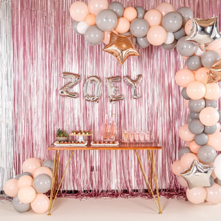 Balon Folie Metalizata Litera Z, Flippy, 40 cm, Umflati cu Heliu sau Aer, Ambalaj Individual, Pai inclus, Argintiu [3]