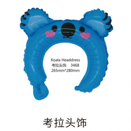 Articole petrecere - Balon Folie Tip Bentita, Festic, Coroana, Flippy, Model Koala