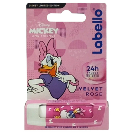Ingrijire personala si Cosmetice - Balsam de Buze, NIVEA, Velvet Rose Mickey, 4.8 g