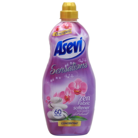 Detergenți și soluții de curățenie - Balsam pentru Rufe, Asevi, 1.44 L Concentrat Zen 60 spalari