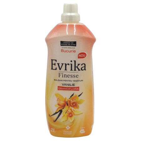 Detergenți și soluții de curățenie - Balsam pentru Rufe, Evrika, 2 L Vanilie Grandiflora