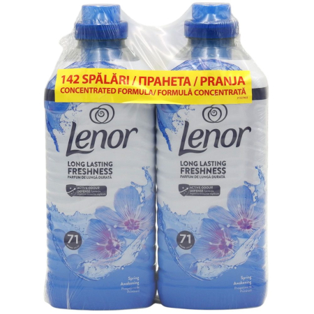 Detergenți și soluții de curățenie - Balsam pentru Rufe, Lenor, 2 X 1491 ml Spring Awakening Promo