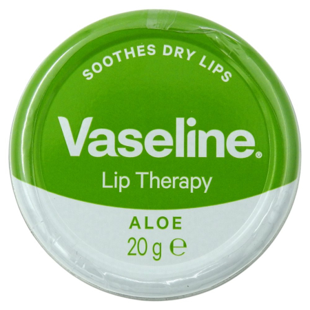 Îngrijire personală și cosmetice - Balsam, Vaseline Lip, 20 g Aloe